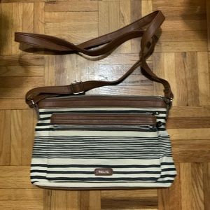 Relic Crossbody Canvas/Leather Purse